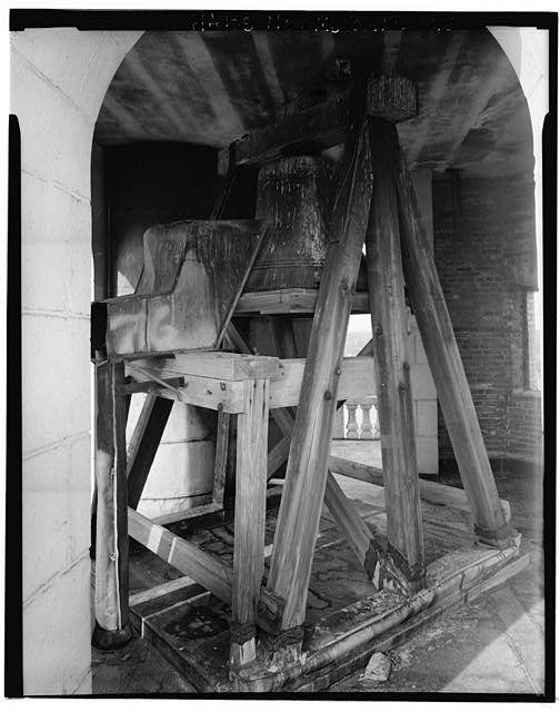 25. DETAIL OF BELL, CLOCK TOWER - U.S. Naval Academy,...
