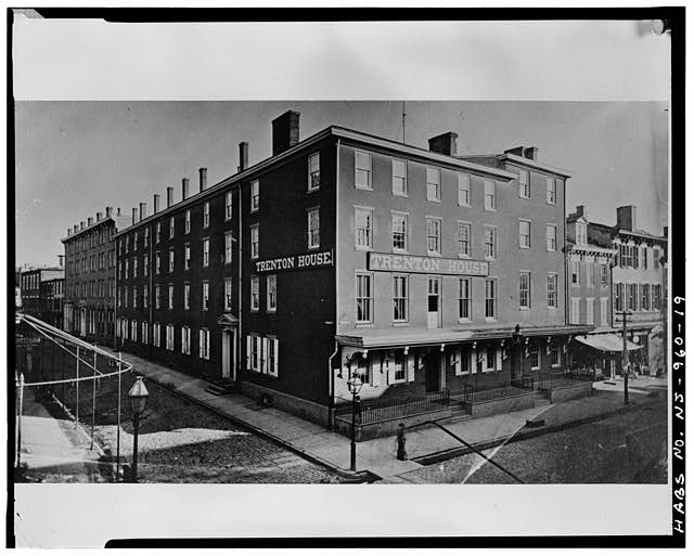19. Historic Photograph: Trenton House Hotel, ca. 1890....