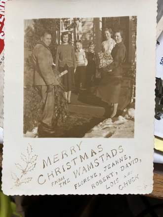 Wastand family Christmas card