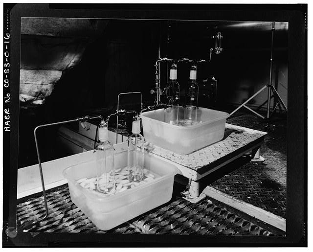 16. DETAILED VIEW OF SAMPLING EQUIPMENT. SAMPLED OFF-GAS...