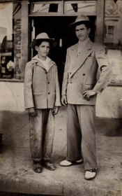 Dad Antonio and younger brother Eduardo Duran Olmos at Zacatecas, Mexico