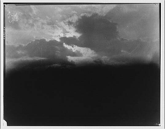 Moon. Moon obscured by clouds