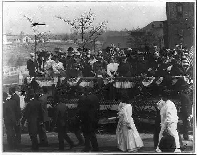 [Andrew Carnegie at the 25th anniversary of the Tuskegee...