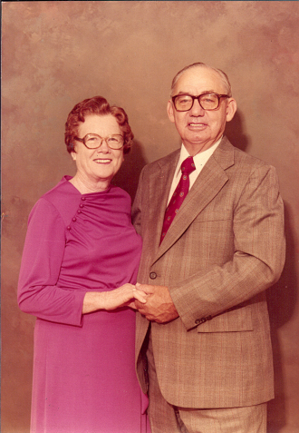 Eunice Nora (Mince) and L. Harold Higgerson abt 1980