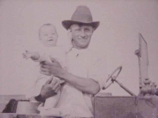 Baby Herb & Dad Merle Badger