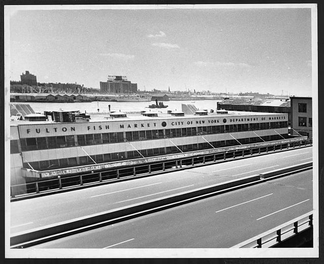 Fulton Fish Market / World Telegram & Sun photo by Dick...