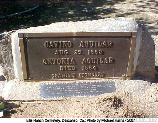AGUILAR Gavino & Antonia Tombstone