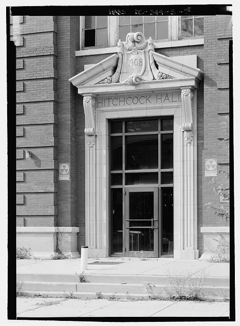 Detail view of doorway, south elevation - St. Elizabeths...