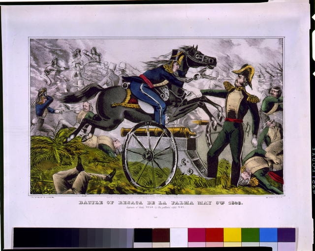 Battle of Resaca de la Palma, May 9th, 1846. Capture of...