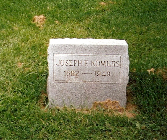 Joseph F. Komers Grave, WI