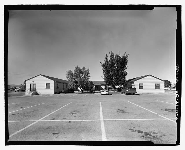 2. East front; view to west. Ellsworth Air Force Base,...