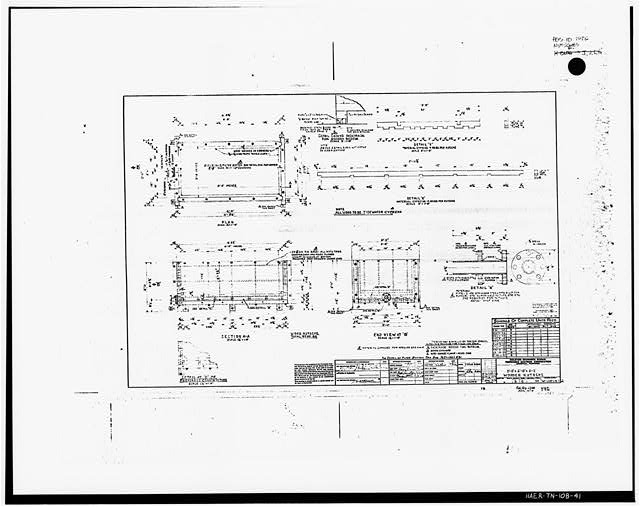 41. Photograph of a line drawing. '3'-0' x 6'-0' x 2'-0'...