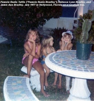 Pam, Becky and Jamie 1977