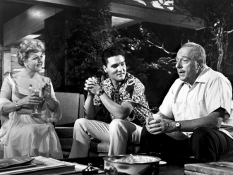 Angela Lansbury, Elvis and Roland Winters as Elvis's father!