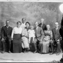 LaVere and Cristobel Crandall with daughter Darley and their parents and living grandparents