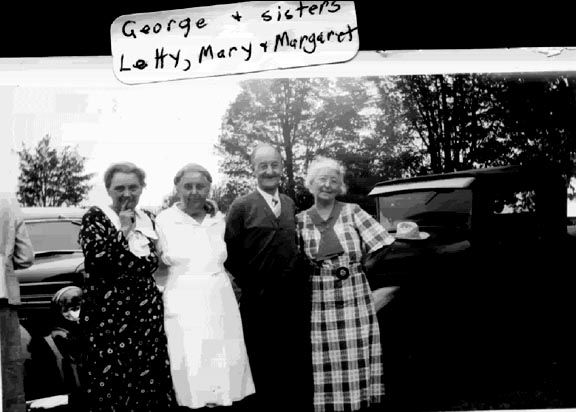 George, Mary, Margaret, & Letitia Huck, 1935