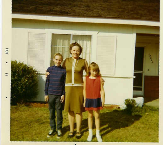 Elena Russell and Grand children Karen and Ray 