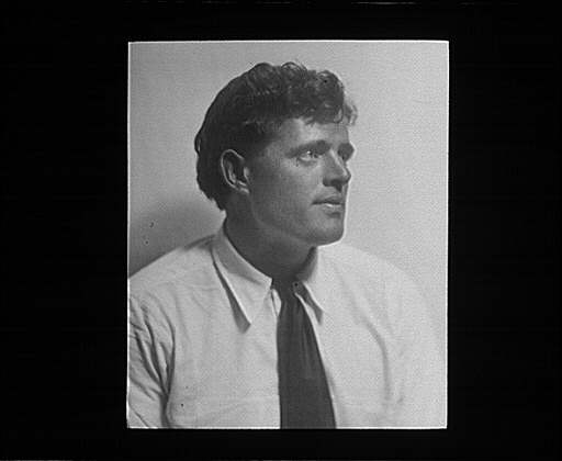 Portrait photograph of Jack London