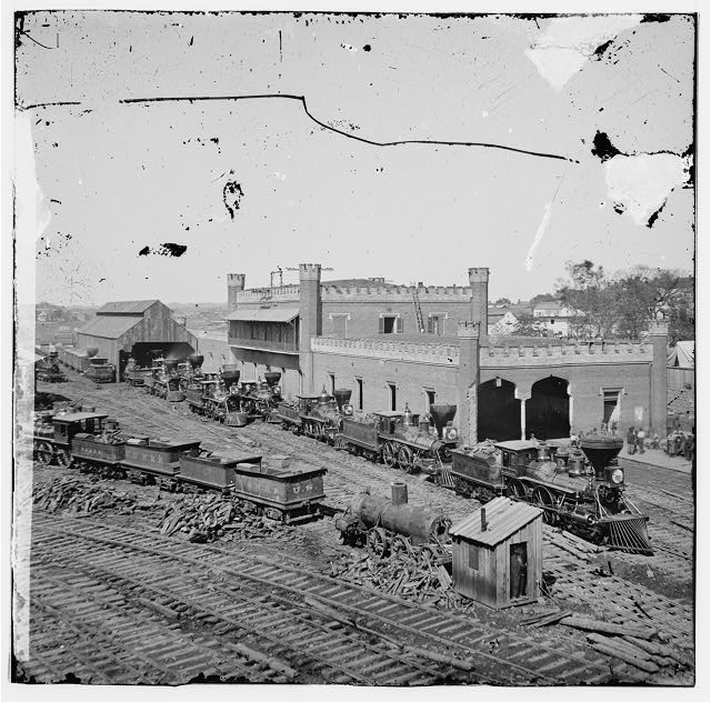 Nashville, Tennessee. Railroad depot
