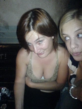 Loy and her (our) neighbor Liz