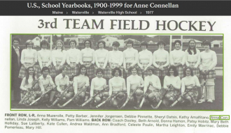 Annie T. (Connellan)Edwards--U.S., School Yearbooks, 1900-1999(1977) 3rd Team Field Hockey