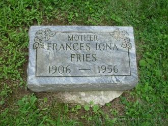 Francis Fries gravesite