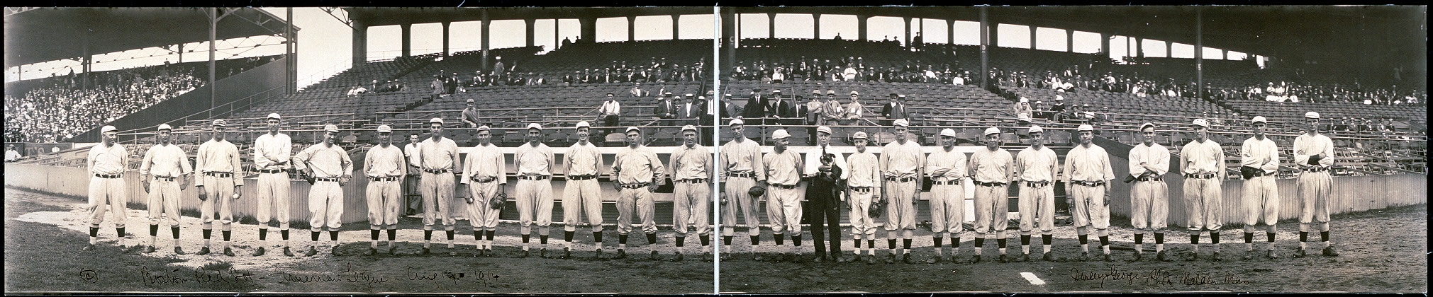Boston Red Sox, American League, Aug. 19, 1914