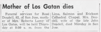 Mother of Los Gatan dies