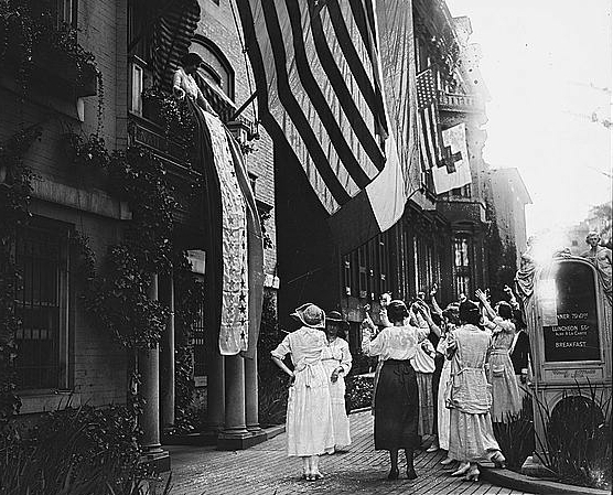 Raising the Suffrage banner