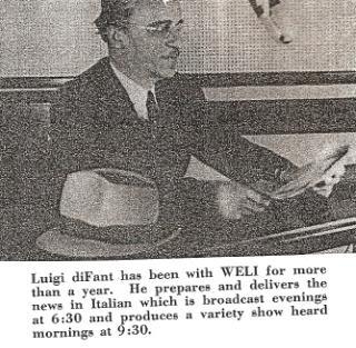 Luigi Difant, broadcaster