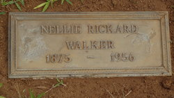Nellie Jane  (Rickard ) Walker (Headstone)