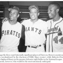 Roberto Clemente, Willie Mays and Hank Aaron