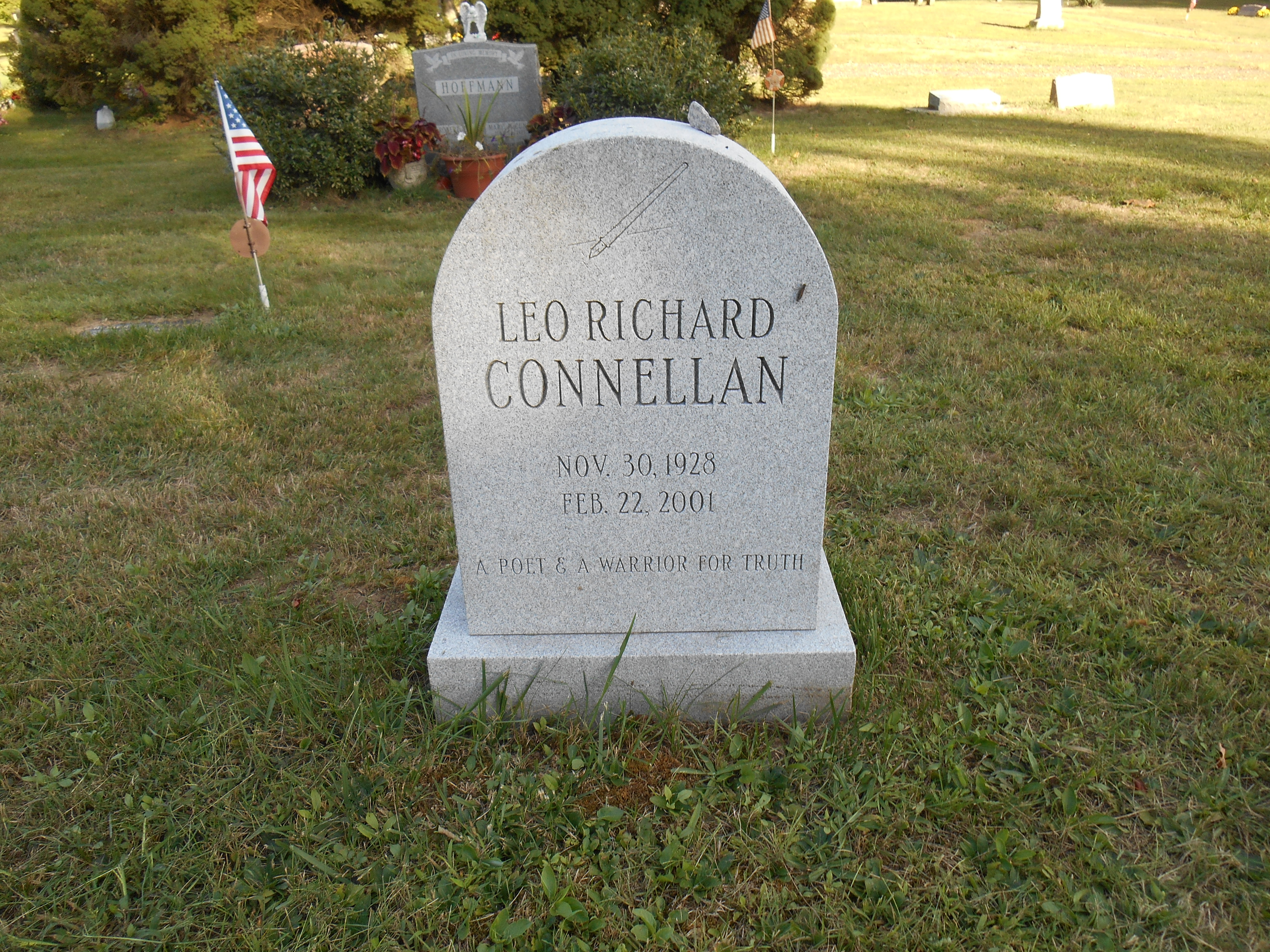Leo Richard Connellan--gravestone 1