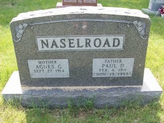 Gravestone of Paul Day Naselroad