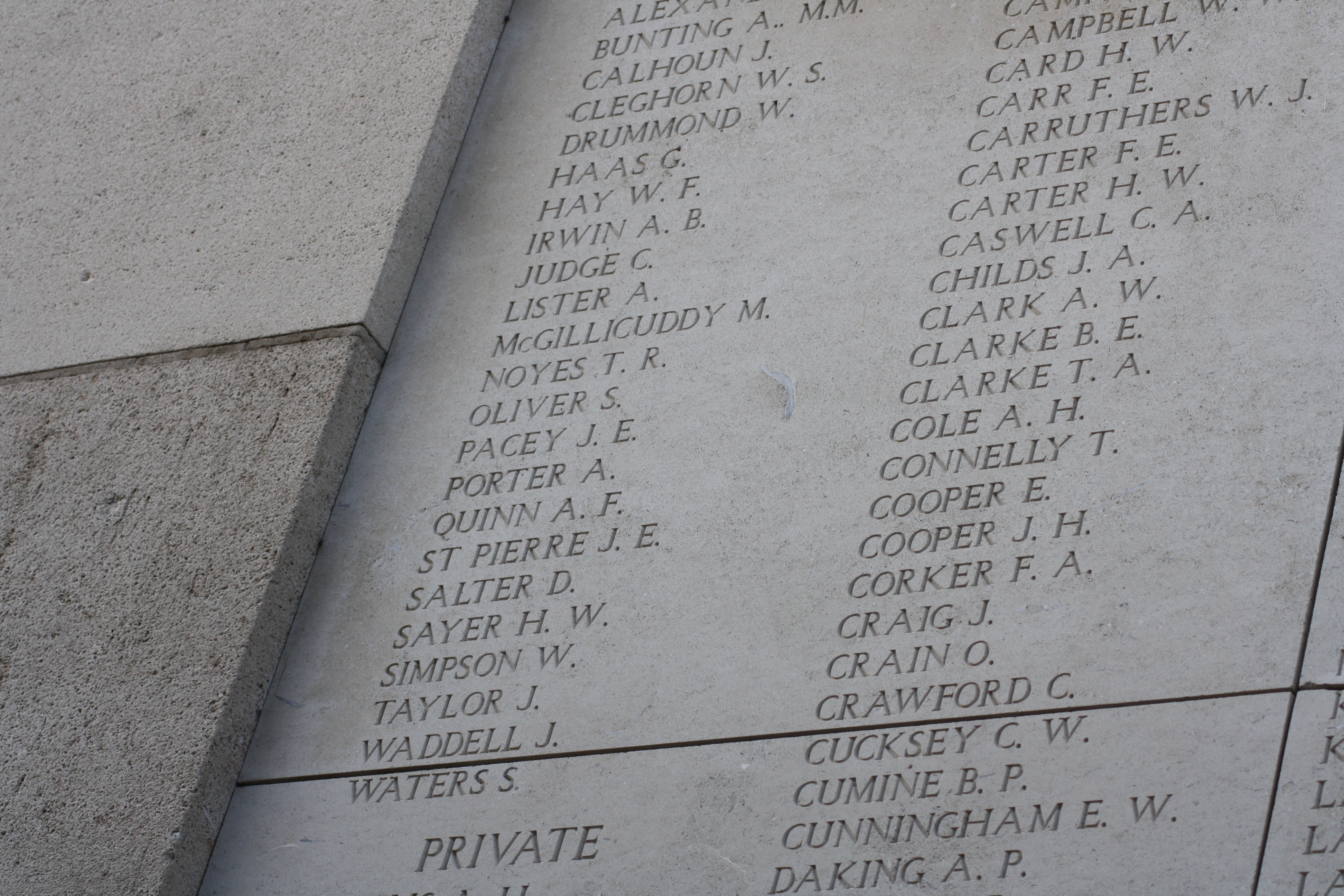 John Edwin Pacey memorial