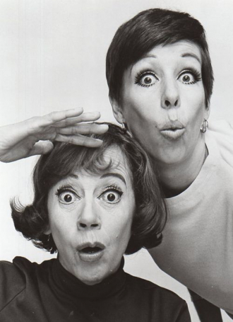 Imogene Coca and Carol Burnett.