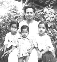 Seshendra Sharma with Children 1958