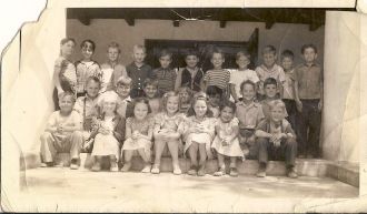 Charlotte Mae (Dody) Copeland in 1st grade
