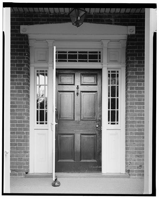 2. FRONT DOOR WITH TRANSOM AND SIDELIGHTS Rosedale, Old...