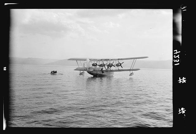 Air views of Palestine. Aircrafts etc. of the Imperial...