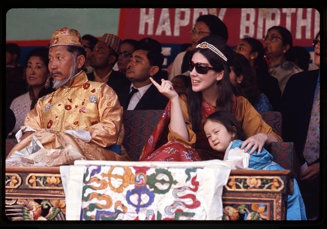 [King and Queen of Sikkim and their daughter Hope Leezum...