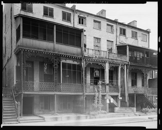 Bloodgoods Row, 306-308-310 Monroe St., Mobile, Mobile...