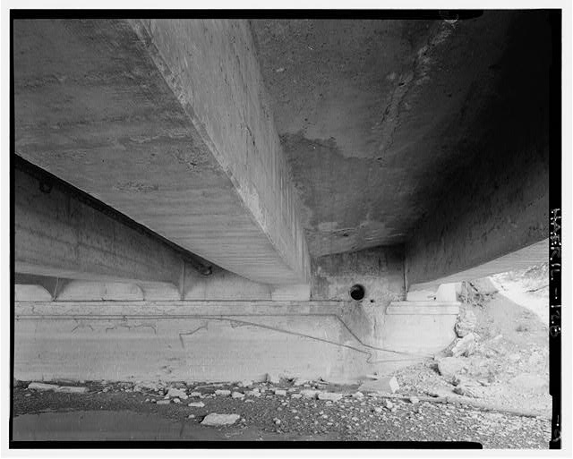 9. UNDERSIDE, SOUTH SIDE OF EAST SUPPORT - Main Street...