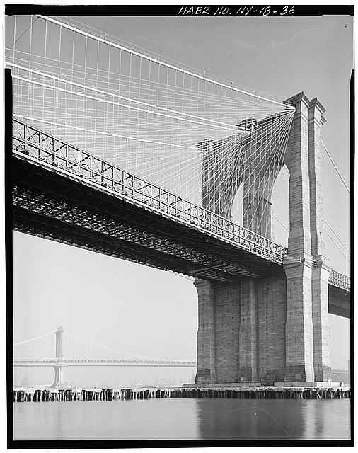 36. View looking E at Manhattan Tower with Manhattan...