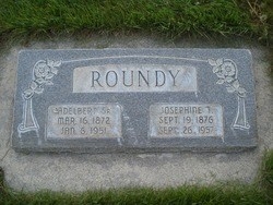 Adelbert Roundy headstone