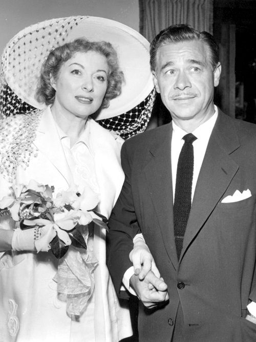 Greer Garson and Buddy Fogelson's wedding picture.