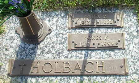 Agnes and Louis Holbach Gravesite