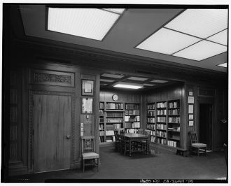 Librarian's private office (room 203), looking...