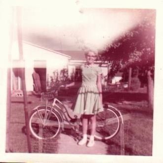 girl with bike