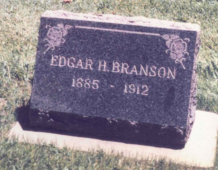Edgar Henderson Branson Headstone